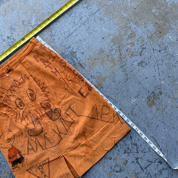 Vintage 1965 Purdue University Hand Drawn Senior Cord Skirt - Picture 8 of 10